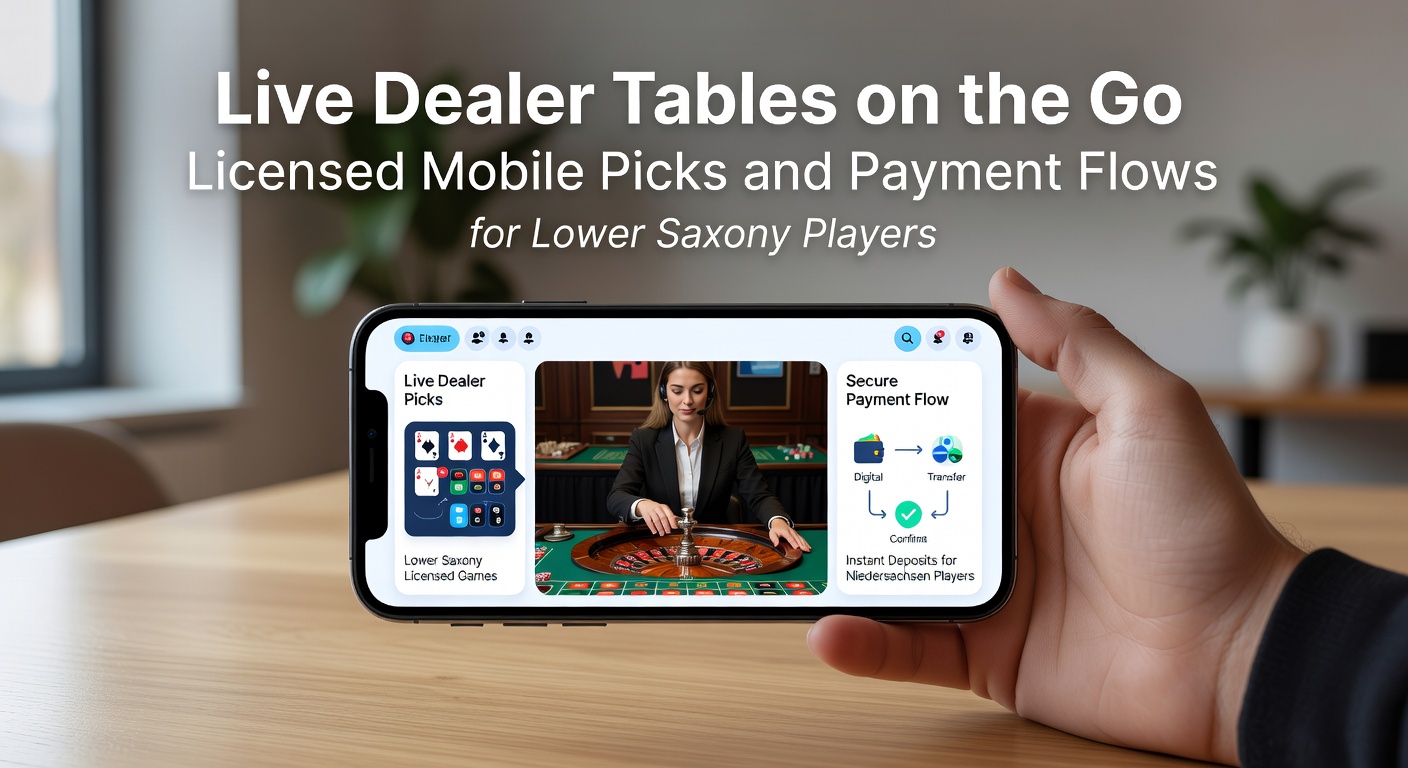 Live Dealer Baccarat-Tisch auf einem Tablet, mit Kartenverteilung und Wettoptionen im Vordergrund, typisch für mobile Casino-Apps