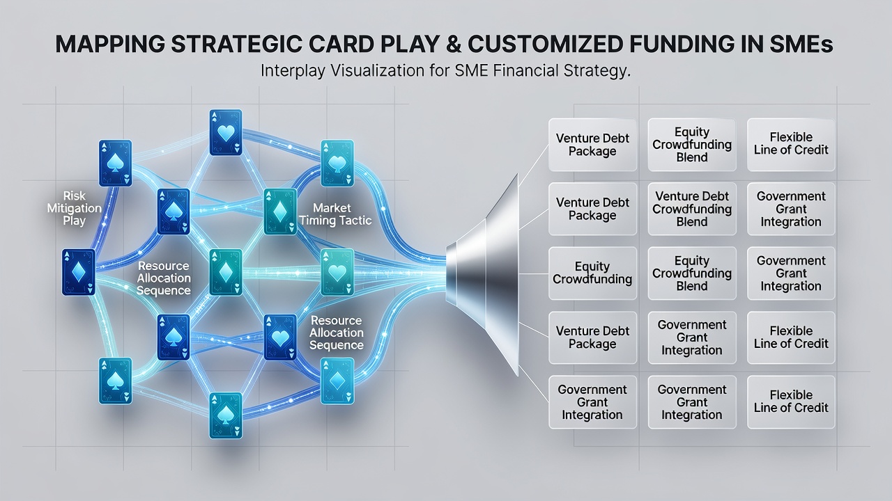 Visualisierung der Verbindung zwischen Kartenspielstrategien und Zahlungsanpassungen